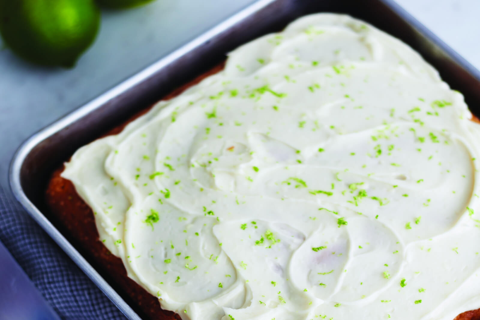 Lime Cake with Cream Cheese Frosting