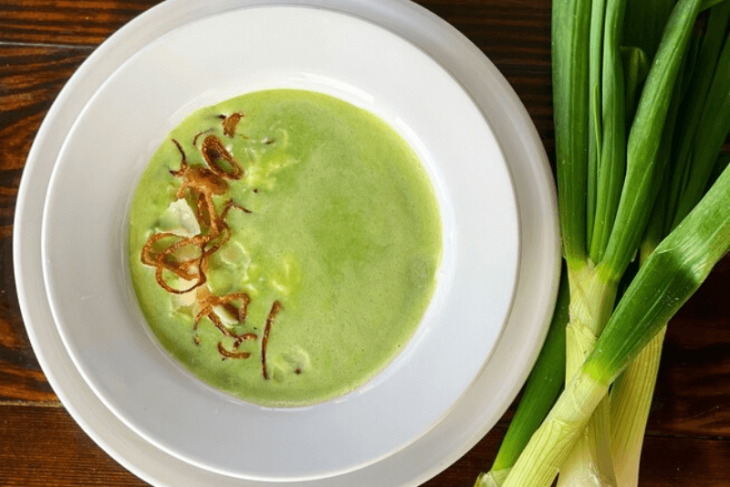 Recipe: Spring Onion Soup from The Anvil Pub & Grill