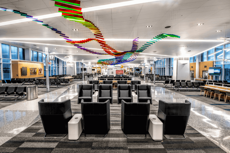 Inside the Updated MEM Airport Concourse